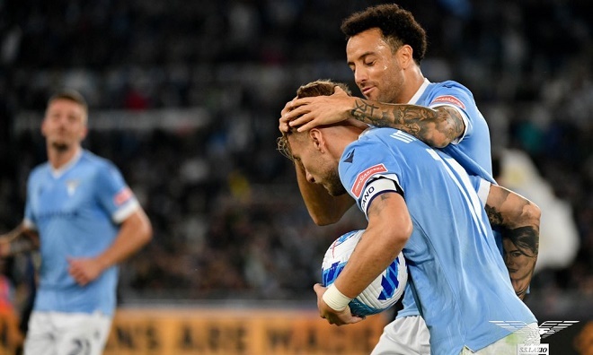 Kết quả bóng đá Serie A Vòng 8: Lazio 3-1 Inter Milan