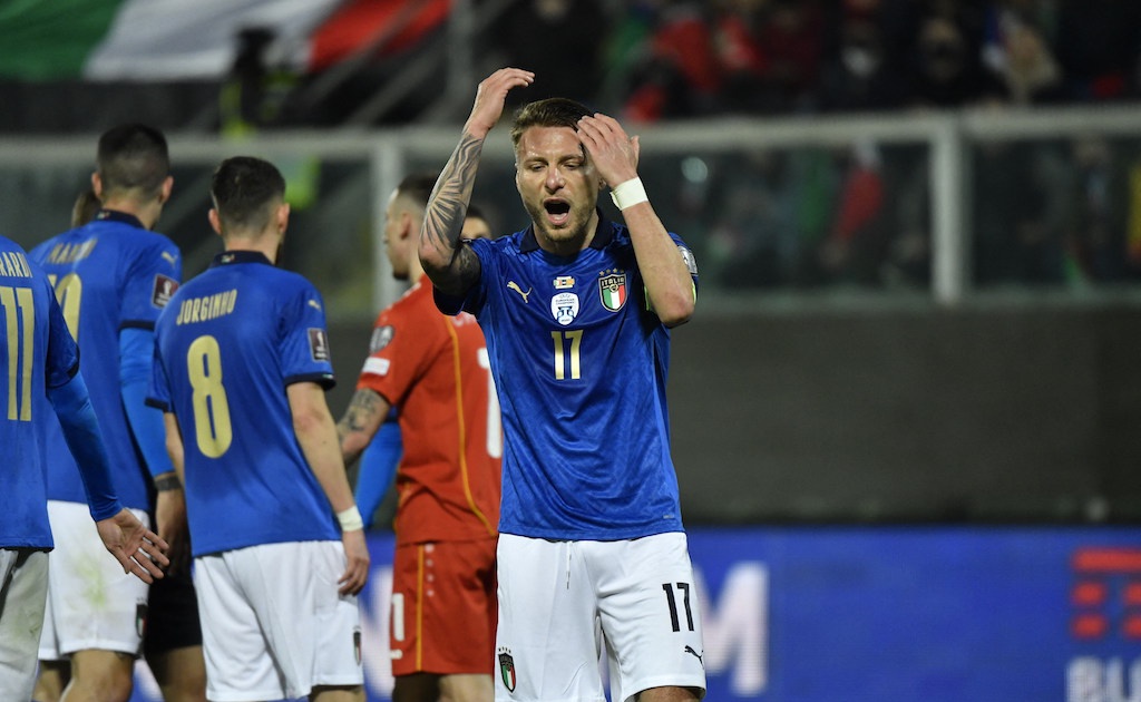 Ý 0-1 Bắc Macedonia vòng loại World Cup 2022