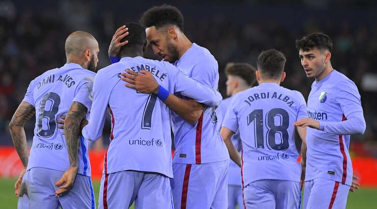 Kết quả Levante 2-3 Barcelona