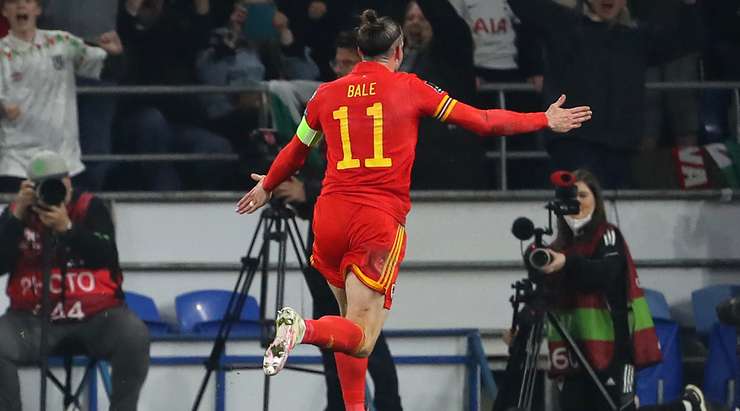 Gareth Bale, Wales 2-1 Áo vòng loại World Cup 2022