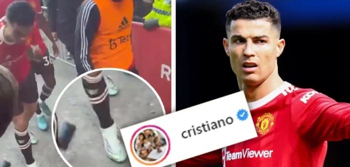 Ronaldo đập điện thoại CĐV Everton