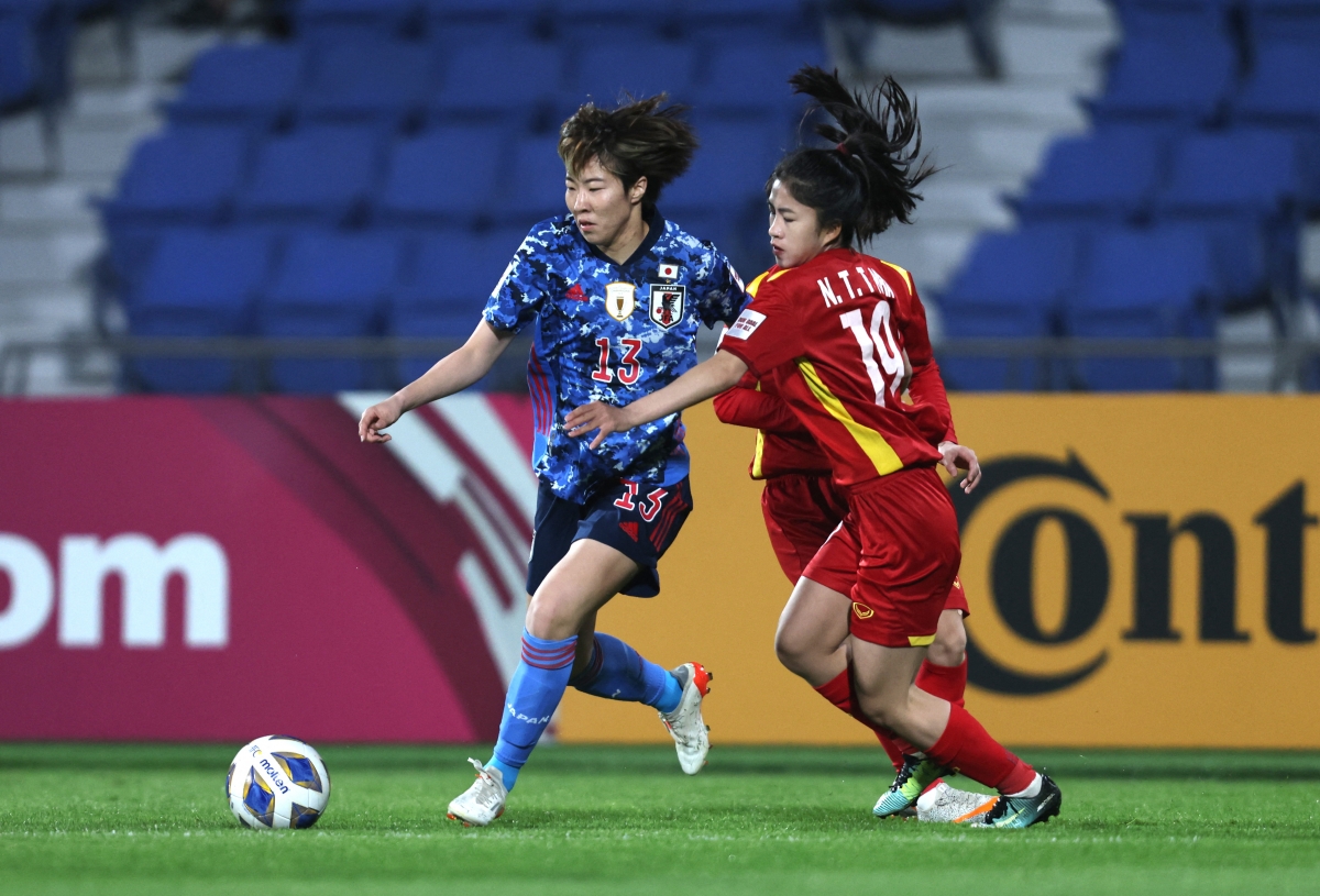 Nữ Việt Nam 0-3 Nhật Bản
