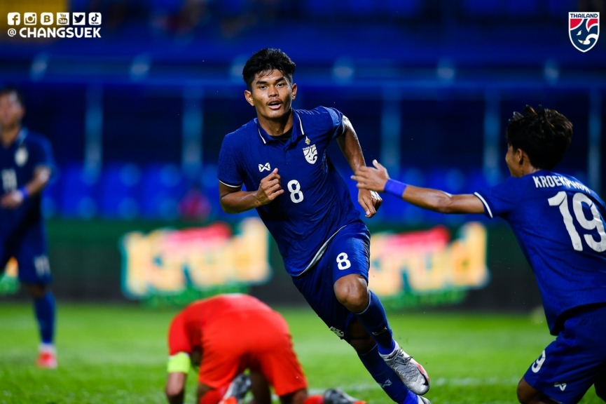 U23 Thái Lan 3-1 U23 Singapore 