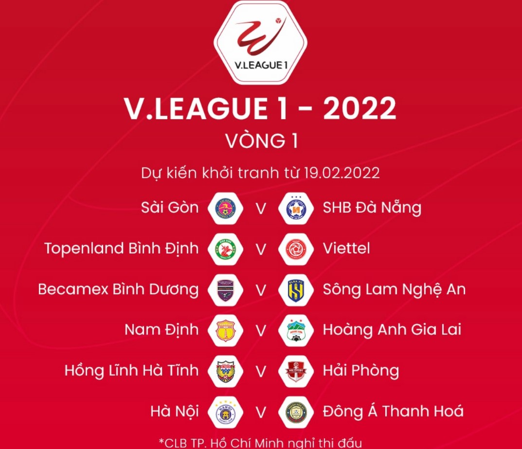 Lịch thi đấu V. League 2021