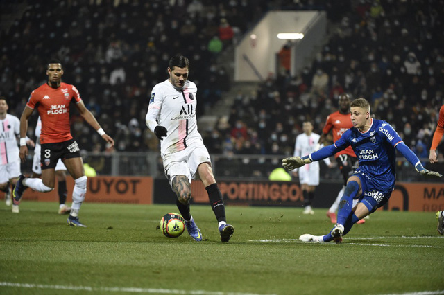 Messi tịt ngòi trong trận hòa Lorient 1-1 PSG 
