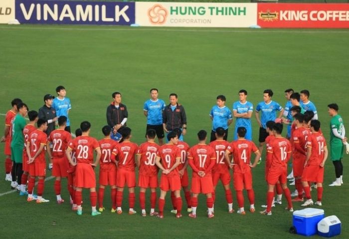 ĐT Việt Nam tập luyện chuẩn bị cho AFF Cup 2020