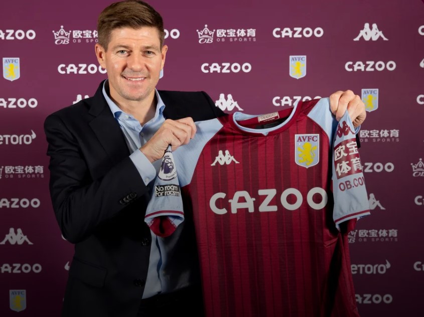 Steven Gerrard chính thức trở thành HLV trưởng của Aston Villa