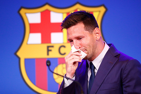 Buổi họp báo của Messi