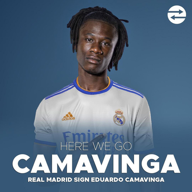 Chuyển nhượng 31/8: Real Madrid ký Camavinga