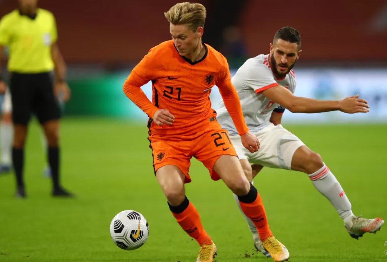 Frenkie de Jong Hà Lan Euro 2020