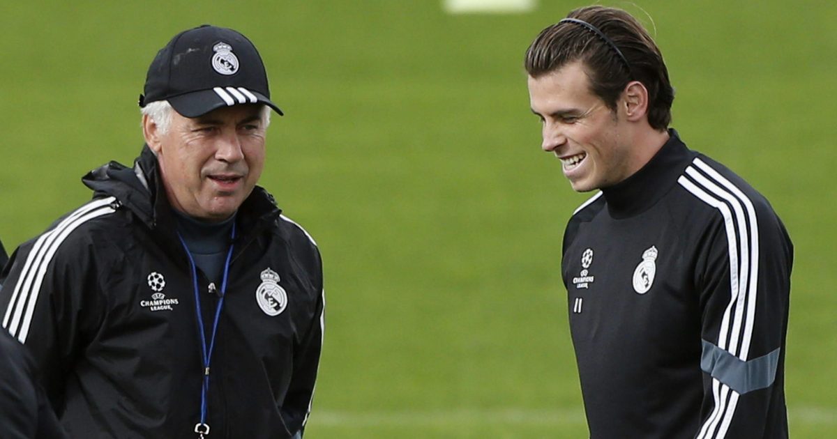 Gareth Bale & Carlo Ancelotti