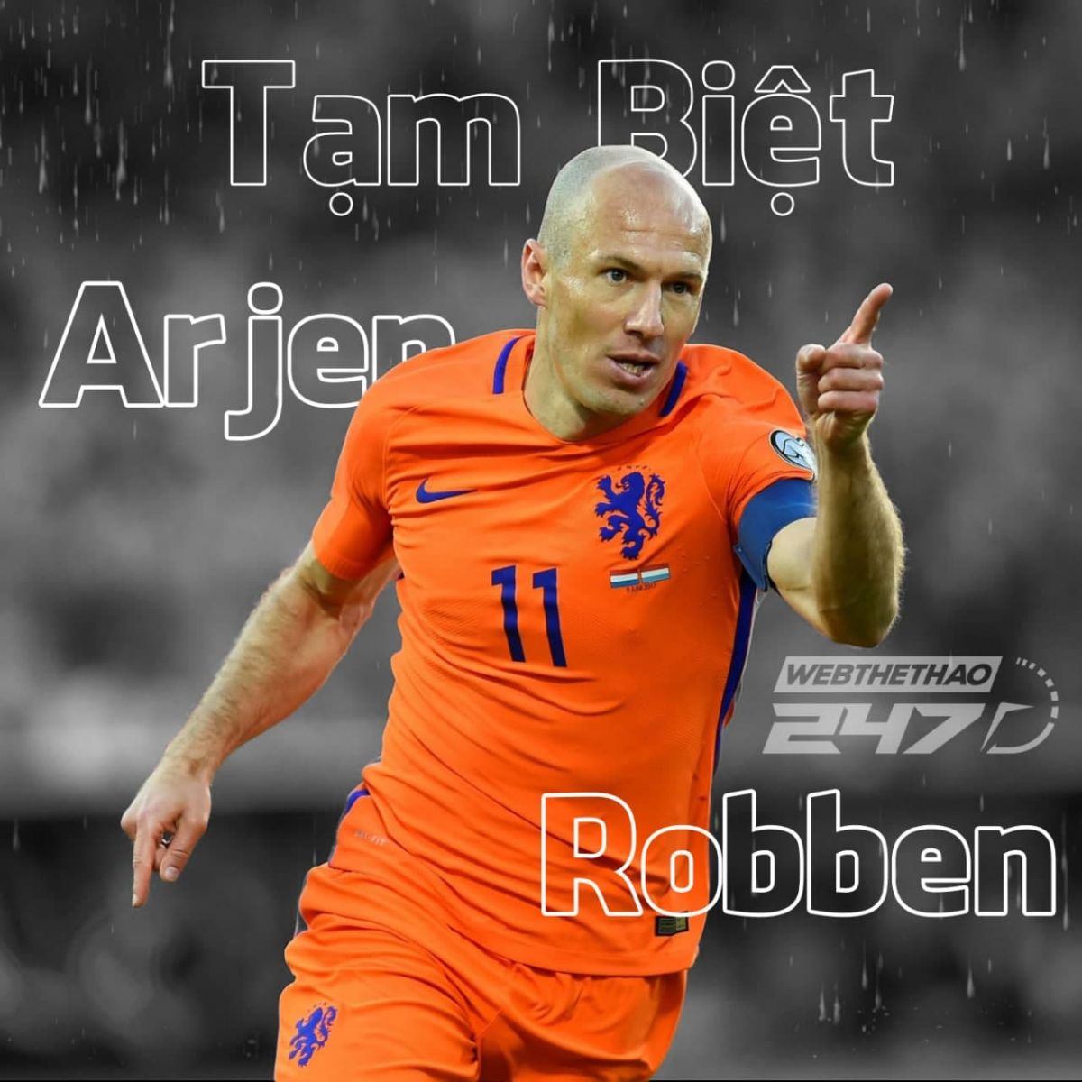 Arjen Robben tuyên bố giải nghệ