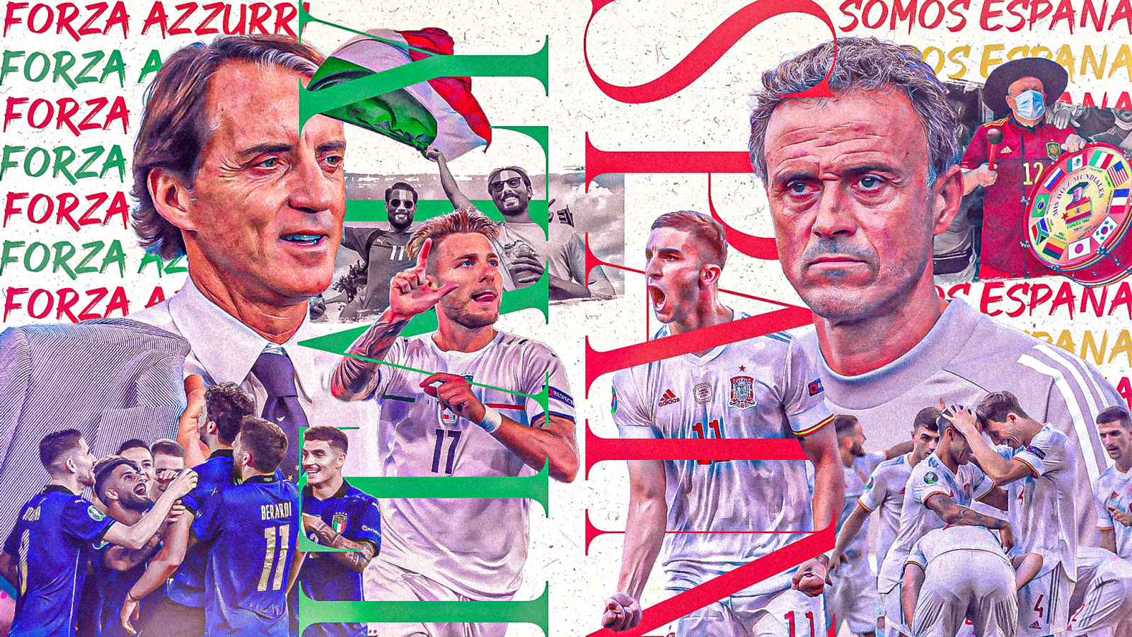 Ý vs Tây Ban Nha bán kết Euro 2020