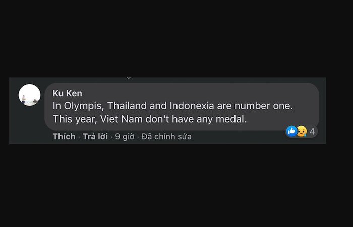 Thất bại của Việt Nam tại Olympic
