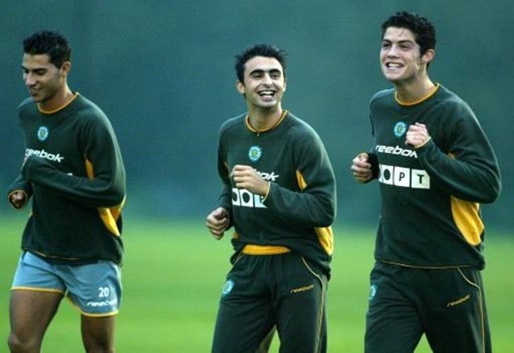 Ronaldo và Quaresma thời còn tập luyện ở đội trẻ Sporting Lisbon
