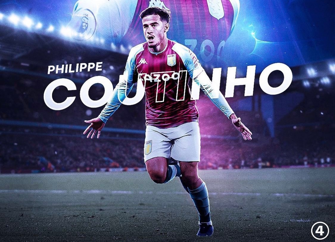 Tiền vệ Coutinho chuyến đến Aston Villa
