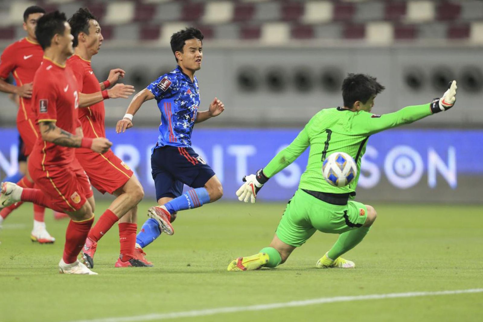 Trong trận lượt đi, Trung Quốc đã để thua Nhật Bản với tỷ số 1-0