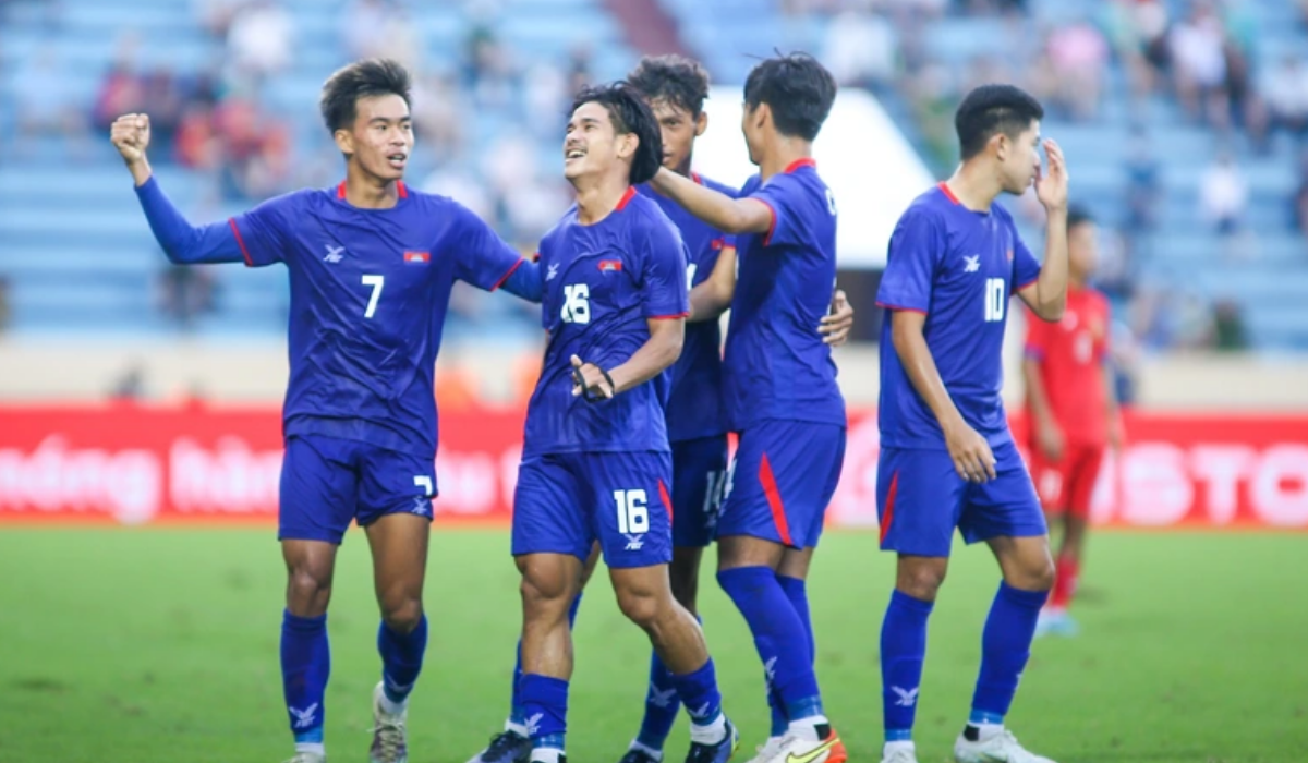U23 Campuchia có chiến thắng đậm trước U23 Lào