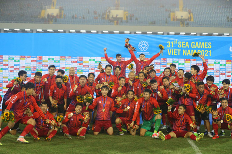 U23 Việt Nam vừa bảo vệ thành công tấm HC vàng SEA Games 31