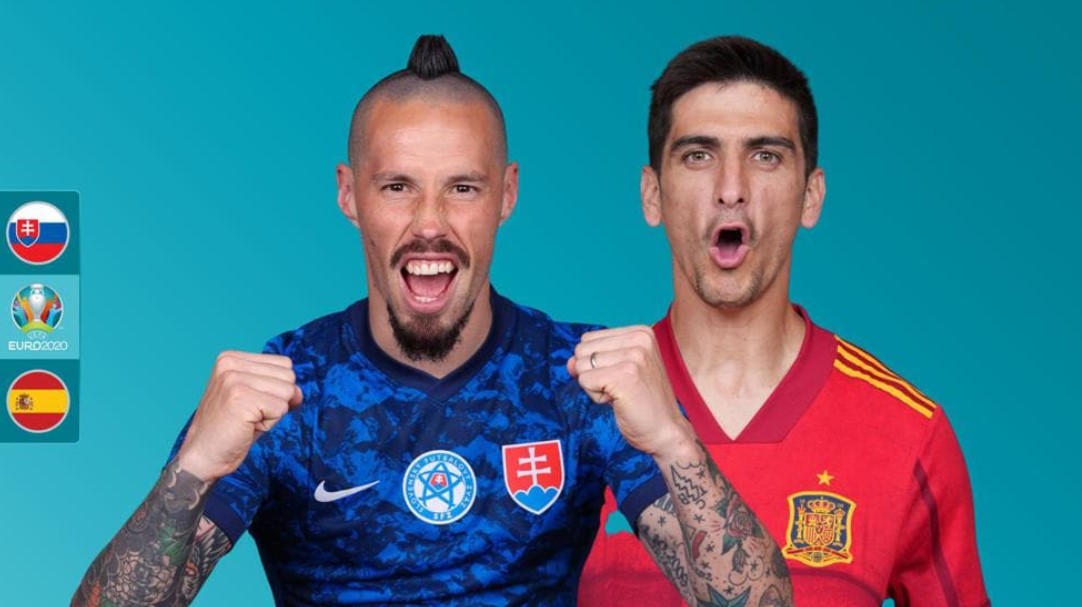 Slovakia vs Tây Ban Nha Euro 2020