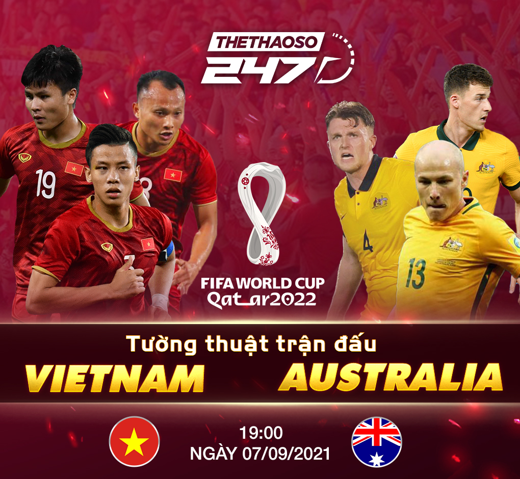 Việt Nam vs Úc vòng loại World Cup 2022