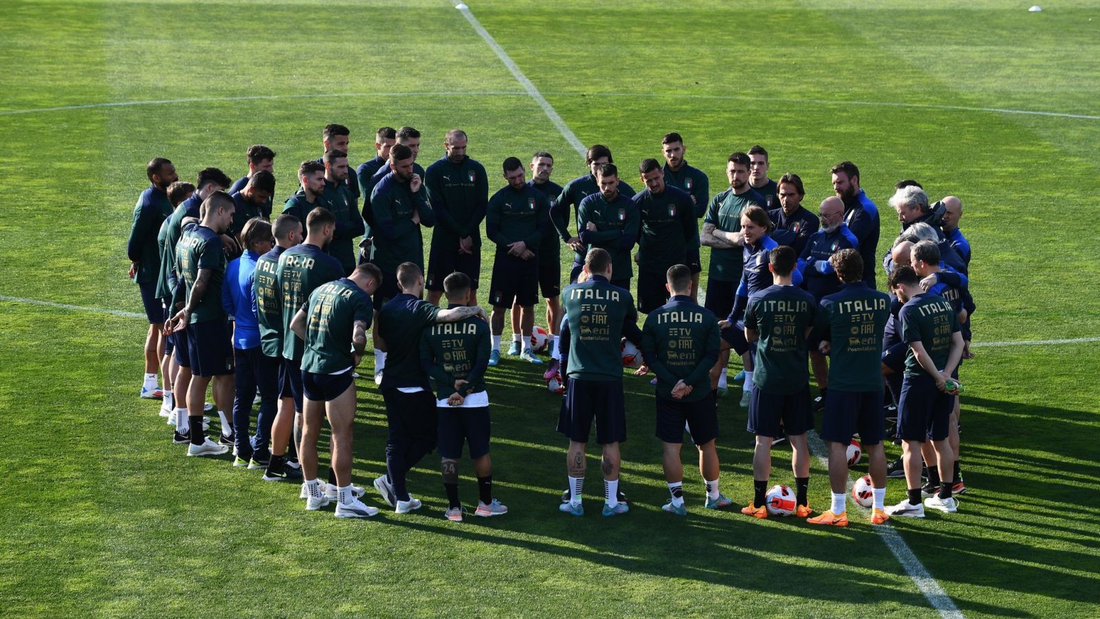 Đội tuyển Ý đang ra sức tập luyện trước trận chung kết Siêu cúp lục địa 