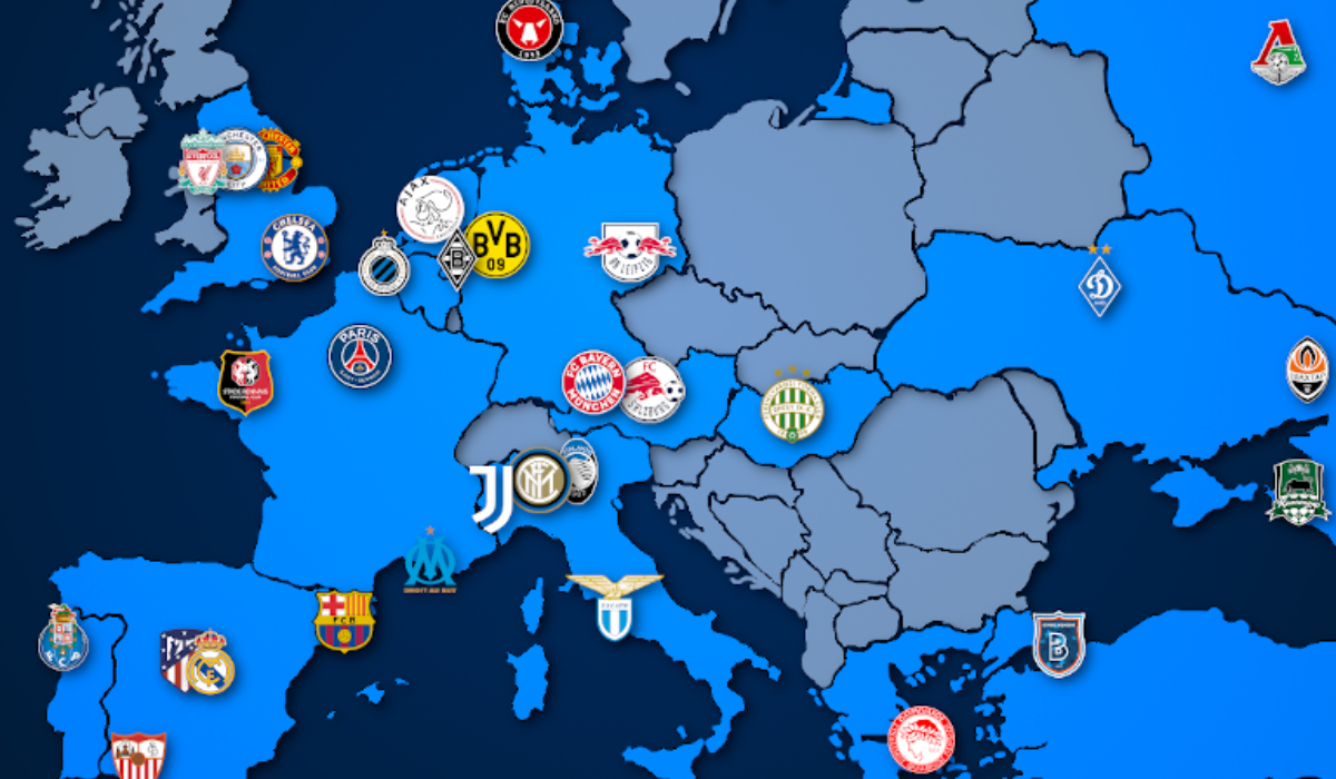 UEFA cũng đã chia các đội bóng thành các nhóm hạt giống 