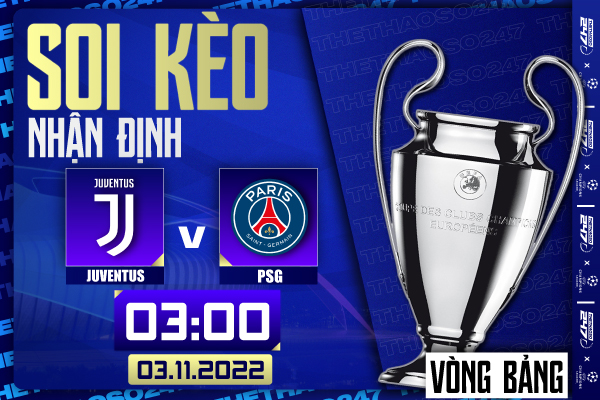 Soi kèo Juventus vs PSG