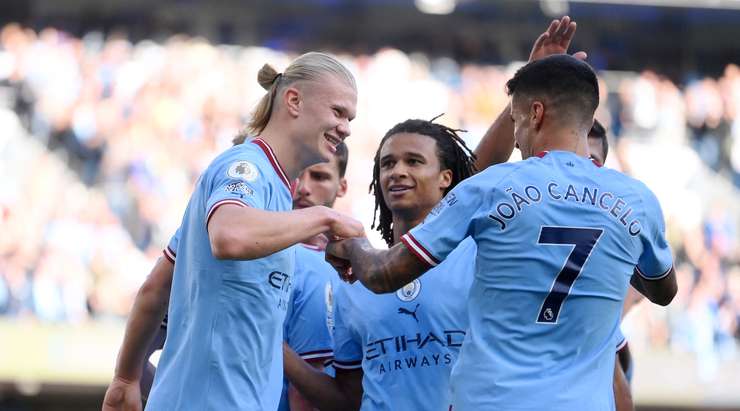 Man City 4-0 Southampton Premier League 