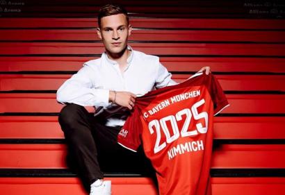Joshua Kimmich ký hợp đồng mới và sẵn sàng trở thành đội trưởng Bayern Munich