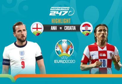 [Highlight Euro] Video bàn thắng Anh vs Croatia (20h00, 13/6/2021)