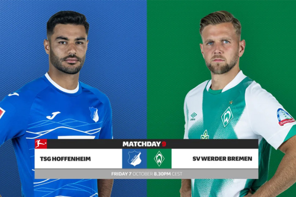 Soi kèo Hoffenheim vs Werder Bremen, 01h30 ngày 8/10 - Bundesliga