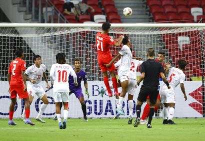 Singapore 3-0 Myanmar: Hổ Vàng “cụp đuôi” trước Sư Tử