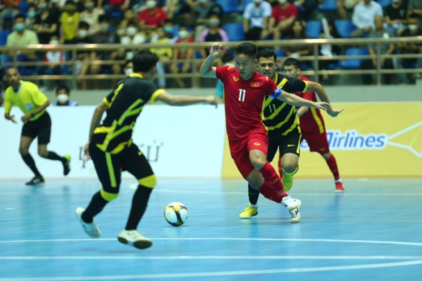 Futsal Việt Nam hủy diệt Malaysia với tỷ số 7-1