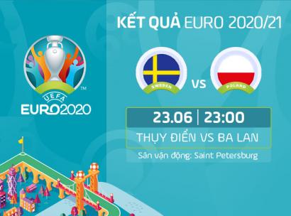 Kết quả, Tỷ số Thụy Điển vs Ba Lan, 11h00 ngày 23/6/2021