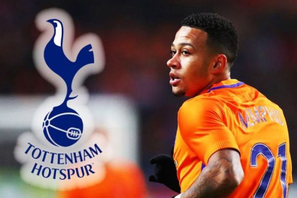 Tottenham đề nghị 20 triệu euro cho Memphis Depay