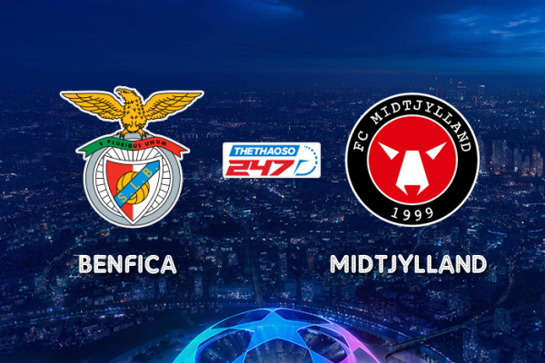 Soi kèo Benfica vs Midtjylland, 02h00 ngày 3/8 - Vòng loại Champions League