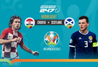 [Highlight Euro] Video bàn thắng Croatia vs Scotland (2h00, 23/6/2021)