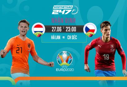 Nhận định Hà Lan vs CH Séc, 23h00 ngày 27/6/2021 | Vòng 16