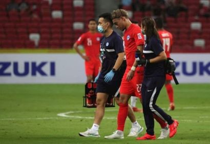 Chấn thương nghiêm trọng, sao Singapore nói lời chia tay AFF Cup 2020
