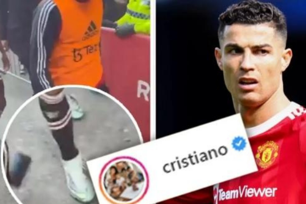 Ronaldo phản ứng ra sao sau khi đập vỡ điện thoại CĐV Everton