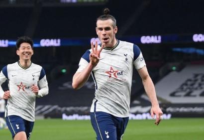Lập hattrick, Gareth Bale đưa Tottenham áp sát vị trí top 4