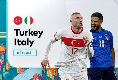Kết quả Thổ Nhĩ Kỳ vs Ý: Chiến thắng tưng bừng của Azzurri