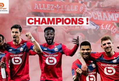 Lille đăng quang ngôi địch Ligue 1, chấm dứt 3 năm thống trị của PSG