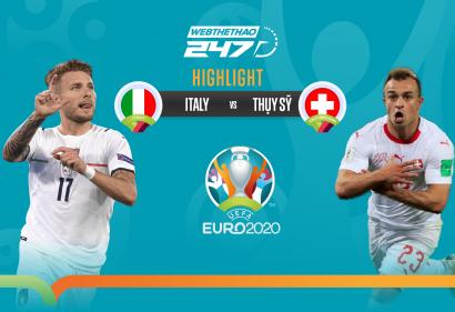 [Highlight Euro] Video bàn thắng Italia vs Thụy Sỹ (02h00, 17/6/2021)