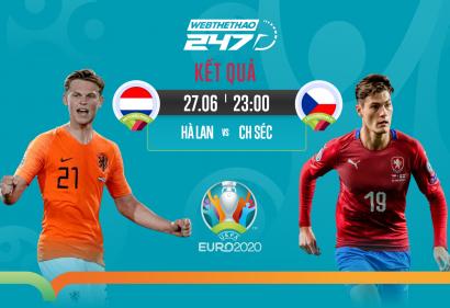 Kết quả, Tỷ số Hà Lan vs CH Séc, 23h00 ngày 27/6/2021