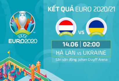 Kết quả, Tỷ số Hà Lan vs Ukraina, 02h00 ngày 14/6/2021