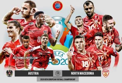 Euro 2020: Áo vs Bắc Macedonia - Đội hình đầy đủ của cả hai đội