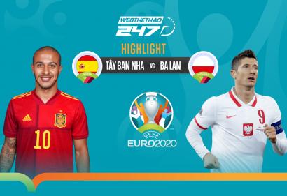 [Highlight Euro] Video bàn thắng Tây Ban Nha vs Ba Lan (02h00, 20/6/2021)