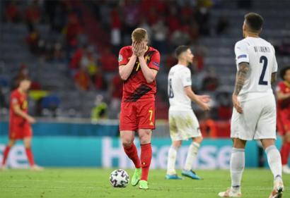 Nhìn lại 4 đội bị loại khỏi vòng tứ kết EURO 2020: Bỉ gây thất vọng lớn